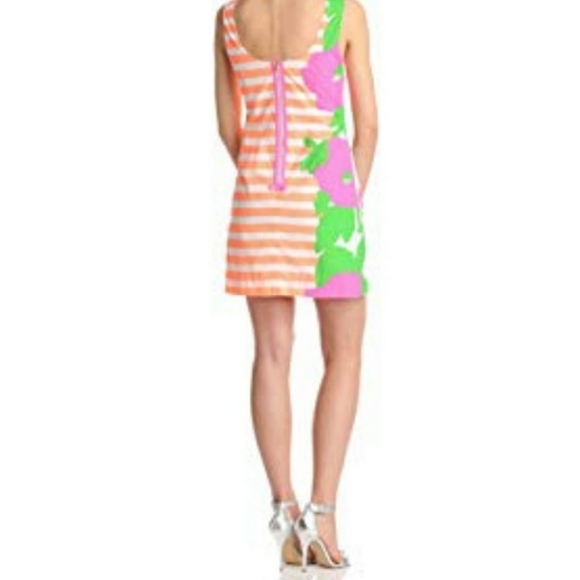Lilly Pulitzer Delia Dress Sunrise Wildflowers Sz4 - Picture 4 of 10
